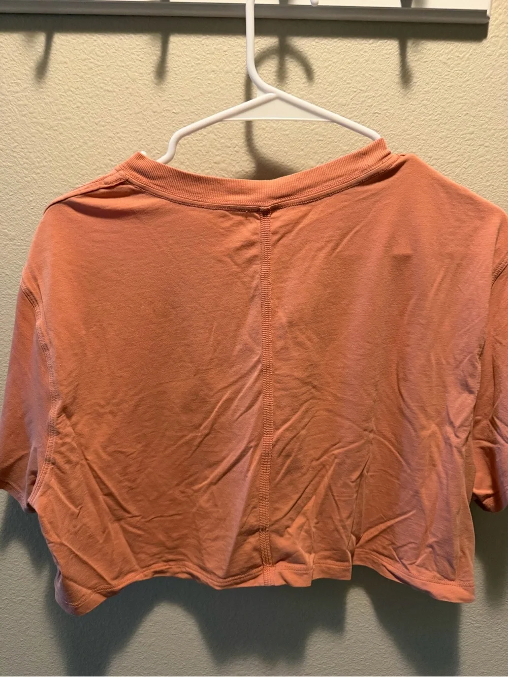 lululemon athletica all yours graphic Coral Crop Tee
